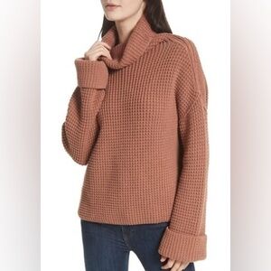 Free People Park City Pullover in Terracotta